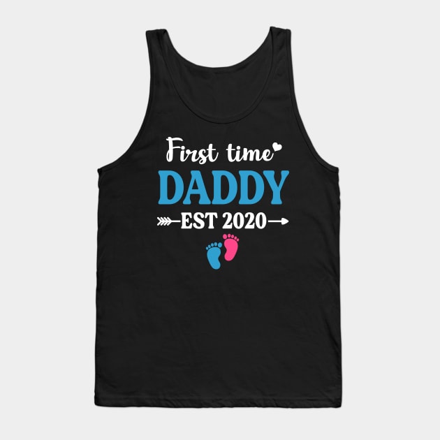 Promoted to Daddy Est 2020 Tank Top by Manonee
